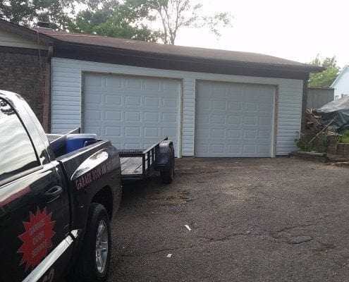 Custom Garage Door Carport Enclosure